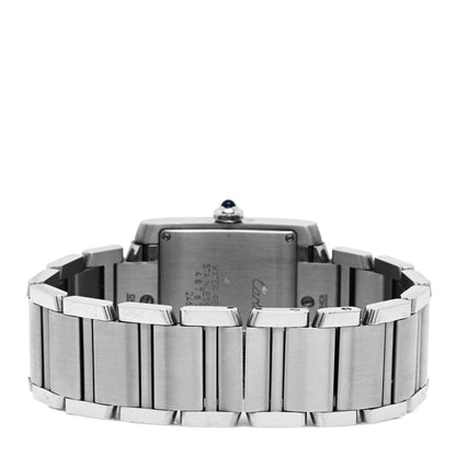 Cartier Stainless Steel 25mm Tank Francaise Quartz Watch 3 of 5