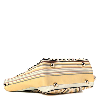 Valentino Garavani Vitello Native Couture 1975 Mini Rockstud Tote Multicolor 4 of 11