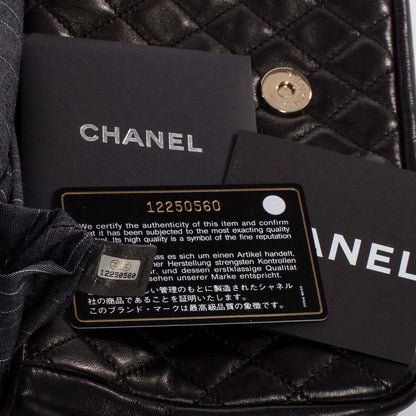 Chanel Lambskin Medium Westminster Pearl Flap Black 7 of 9
