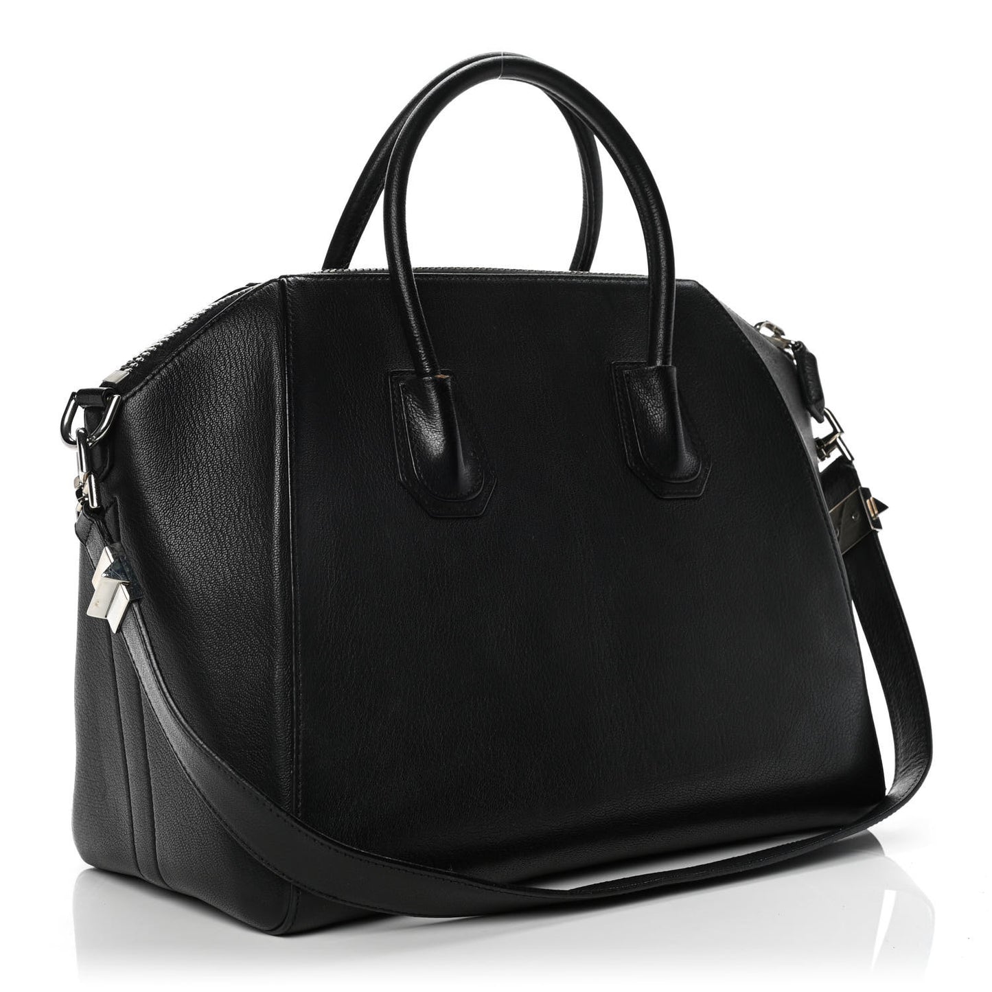Sugar Goatskin Medium Antigona Black
