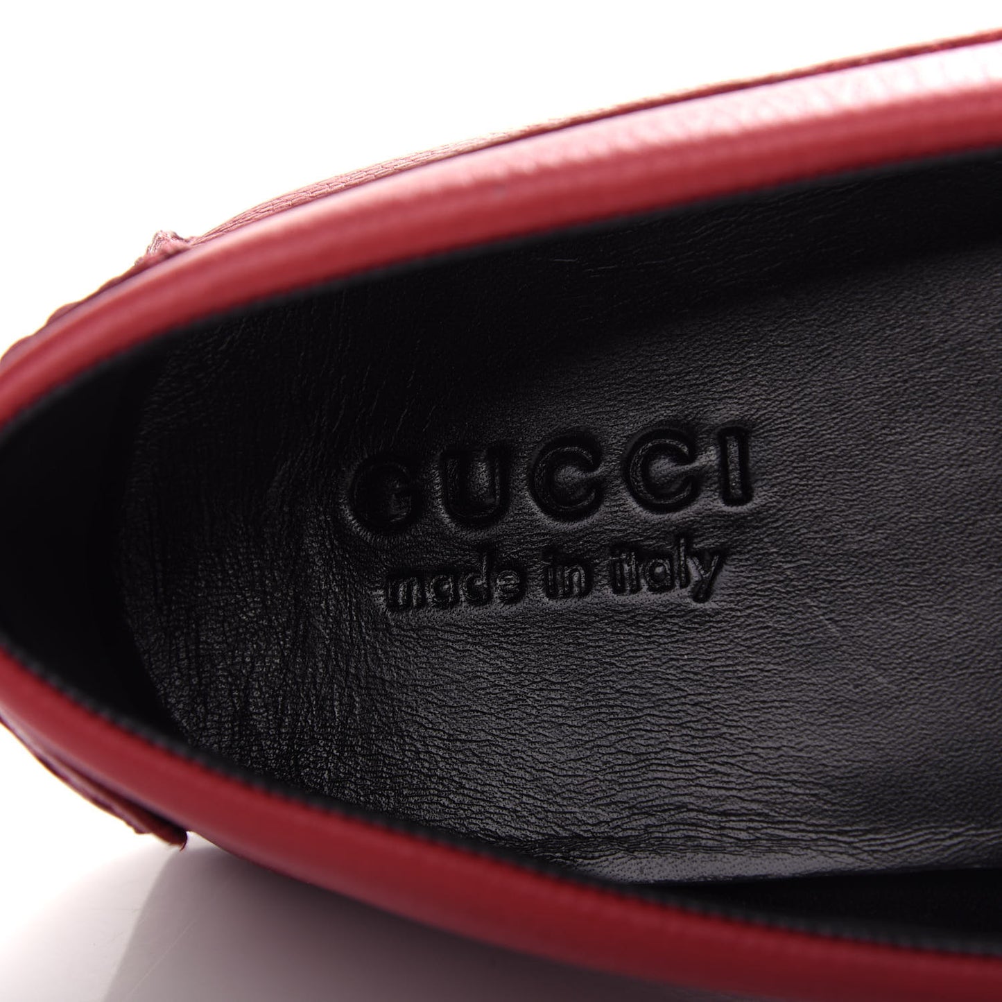Calfskin Web Mens Driver Loafers 9 Red