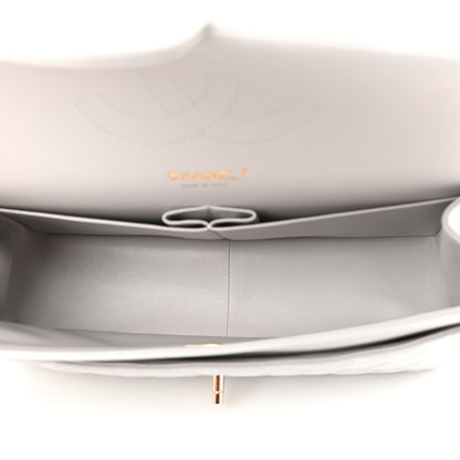 Chanel Caviar Quilted Jumbo Double Flap Grey 4 of 10