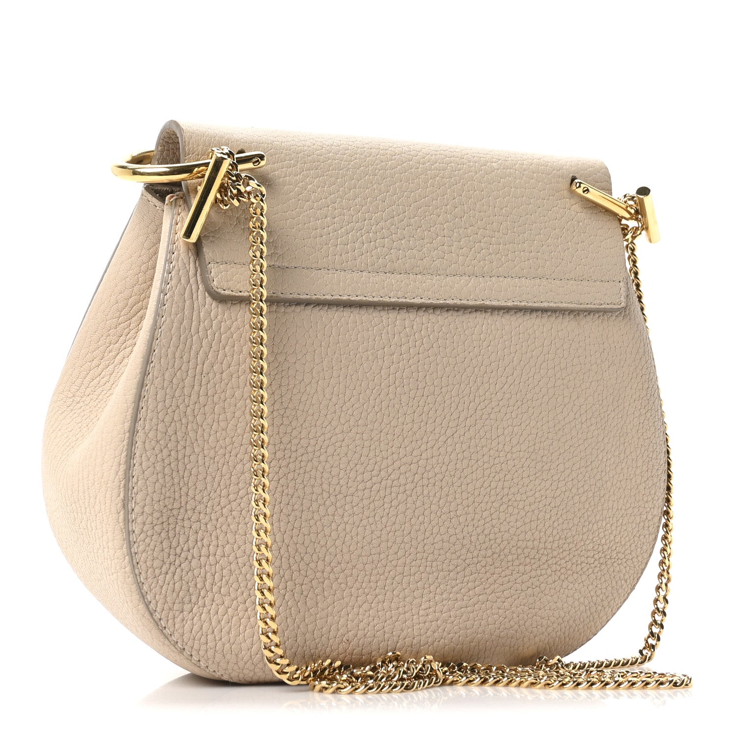 Chloe Grained Lambskin Drew Shoulder Bag Abstract White 3 of 10