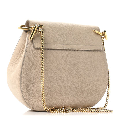 Chloe Grained Lambskin Drew Shoulder Bag Abstract White 3 of 10