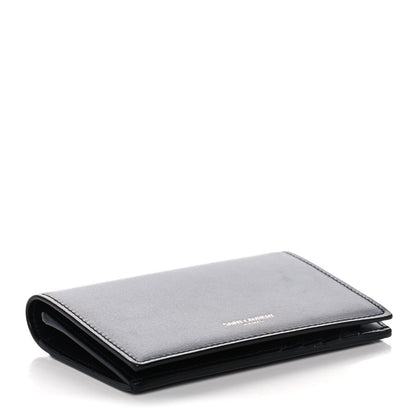 Saint Laurent Calfskin Fragments Flap Wallet Black 4 of 12