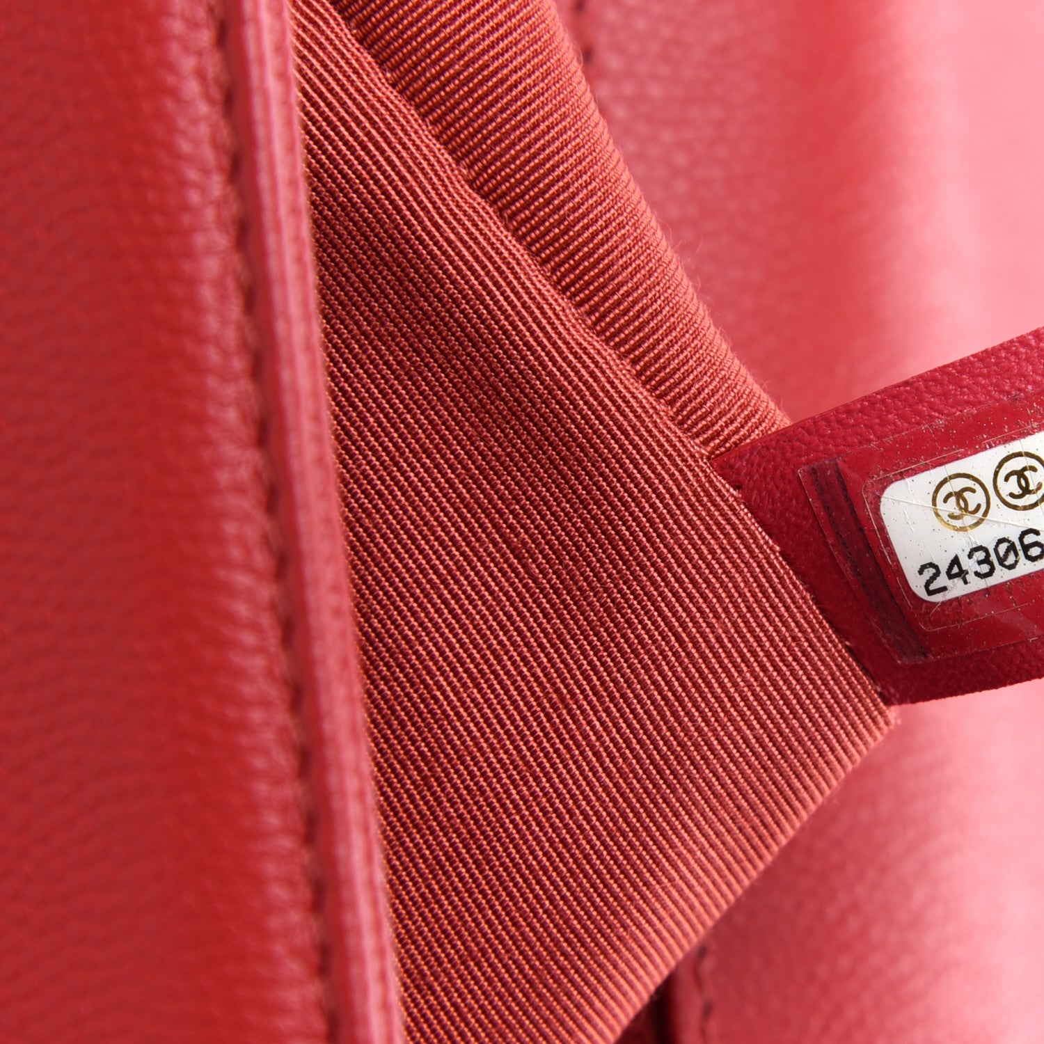 Chanel Caviar Quilted New Medium Boy Flap Dark Red 7 of 10