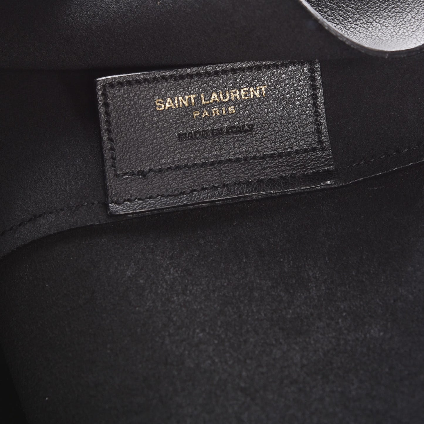 Calfskin Large Shopping Tote Black