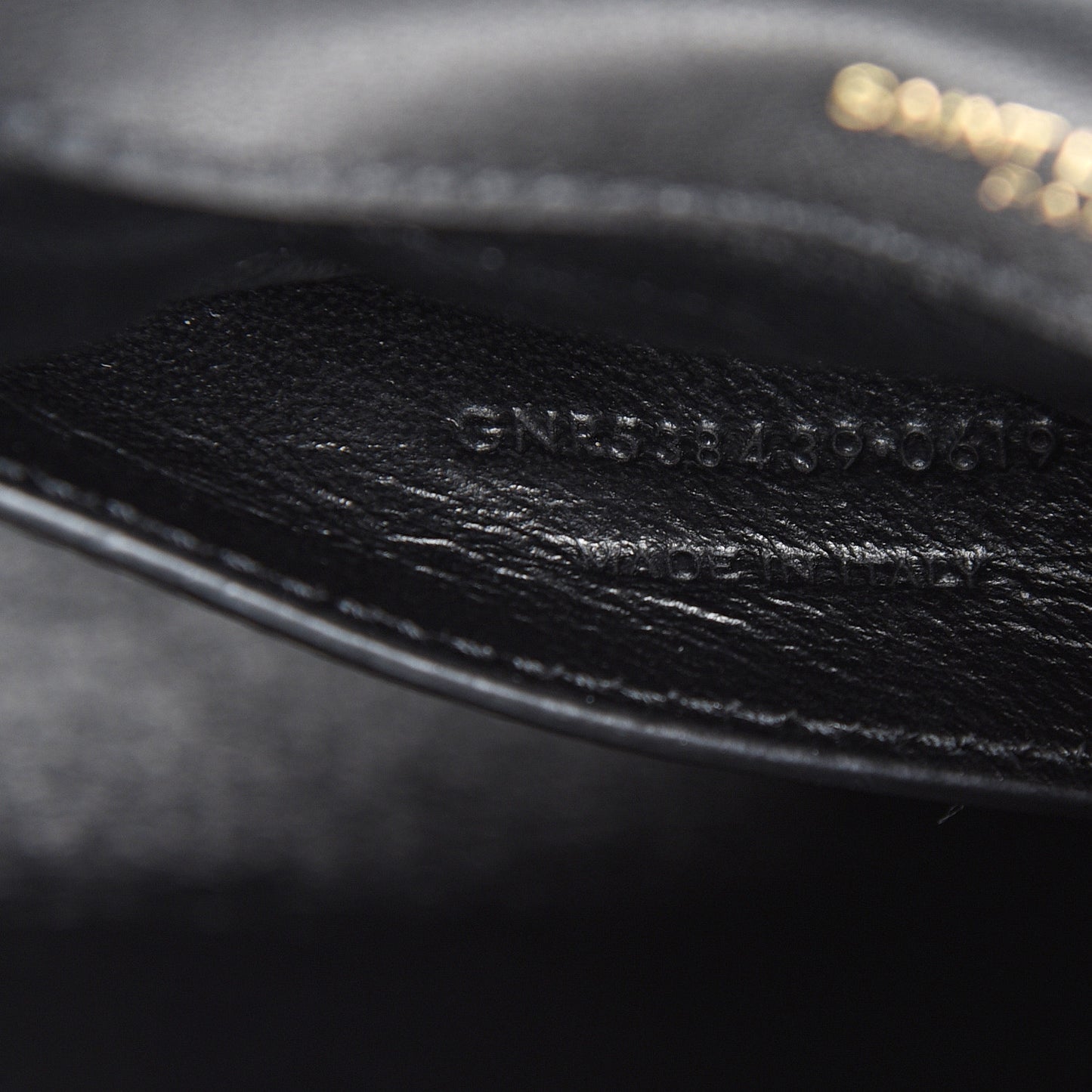 Velvet Matelasse Small Vicky Chain Bag Black