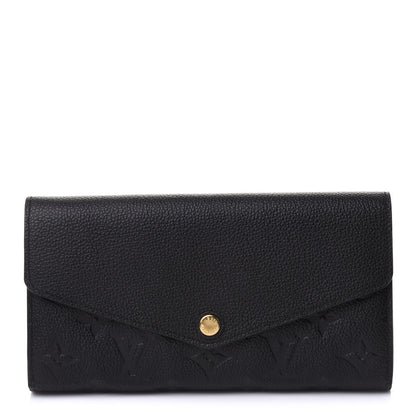 Louis Vuitton Empreinte Sarah Wallet NM Black 1 of 11