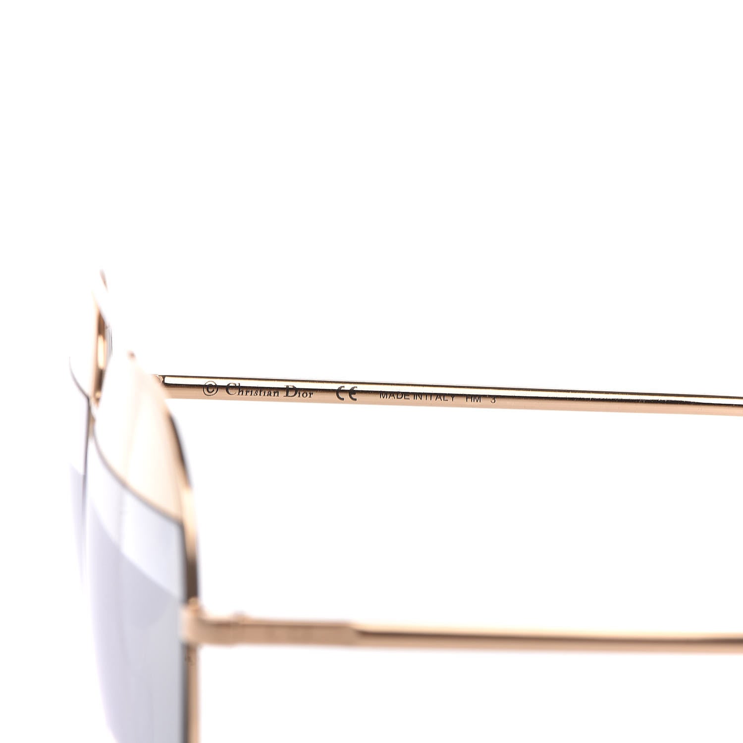 Christian Dior Split 1 Aviator Sunglasses Gold 5 of 8