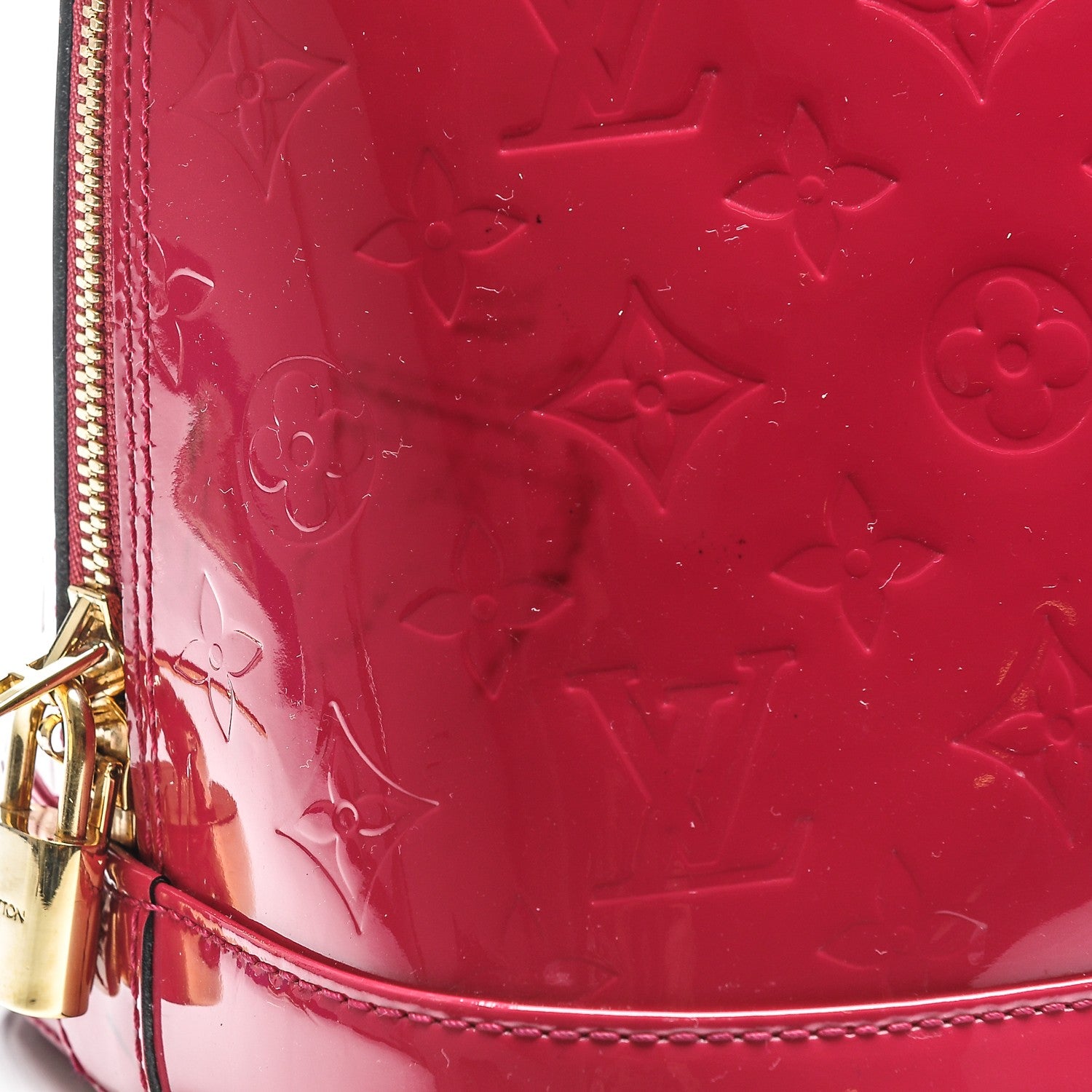 Louis Vuitton Vernis Alma GM Rose Indien 9 of 12