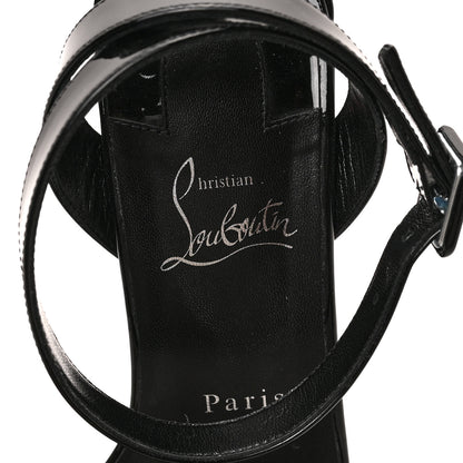 Christian Louboutin Patent Miss Sabina 85 Sandals 39 Black 7 of 8