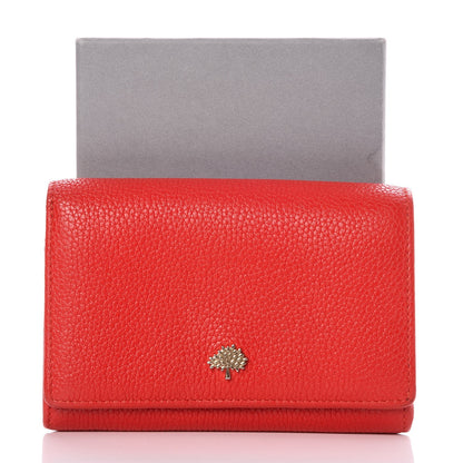Mulberry Glossy Goatskin Tree French Purse Wallet Poppy Red 7 of 7