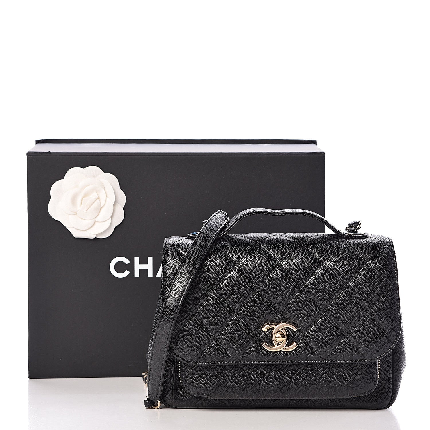 Chanel Caviar Quilted Medium Business Affinity Flap Black 11 of 11
