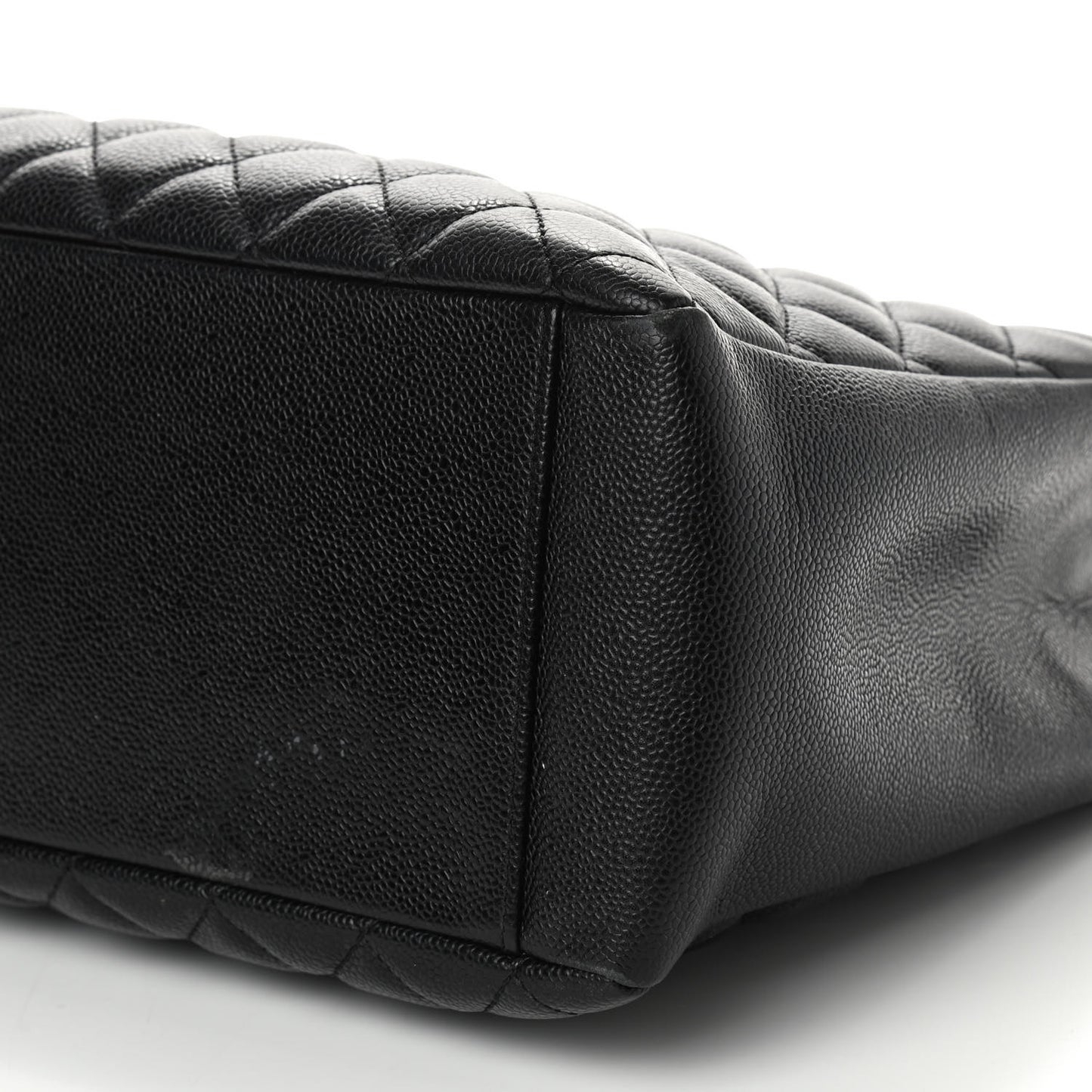 Caviar Quilted Grand Shopping Tote GST Black