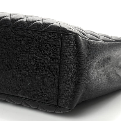 Chanel Caviar Quilted Grand Shopping Tote GST Black 6 of 9