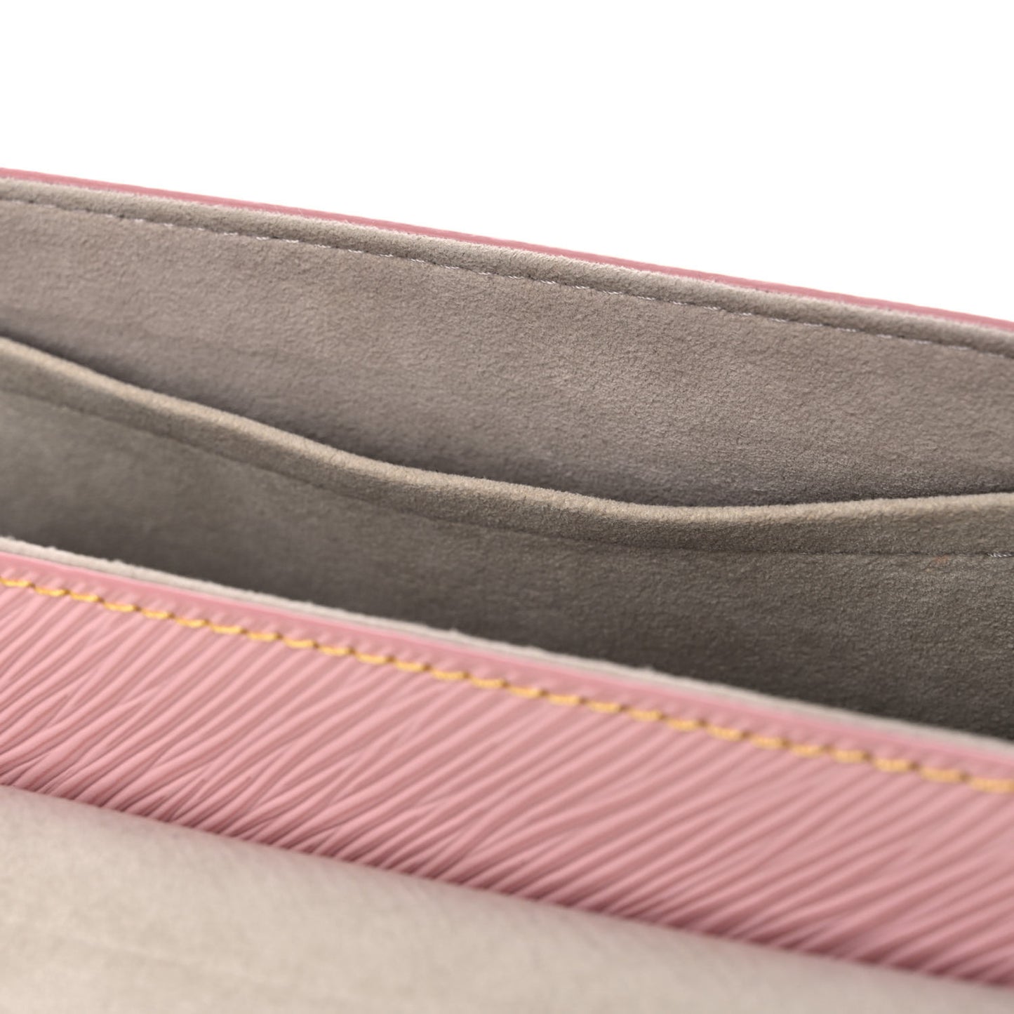 Epi Twist Shoulder Bag MM Rose Ballerine