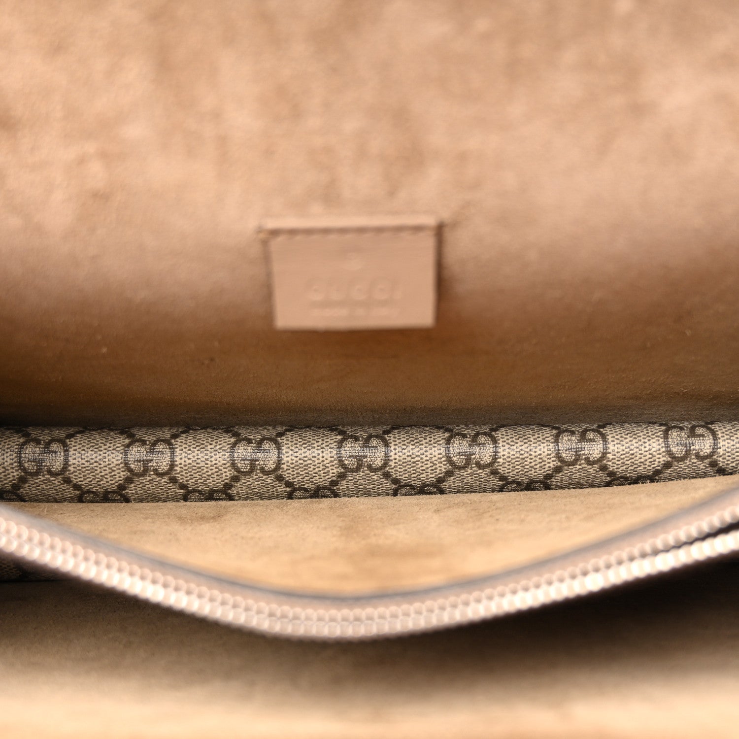 Gucci GG Supreme Monogram Small Dionysus Shoulder Bag Taupe 5 of 13
