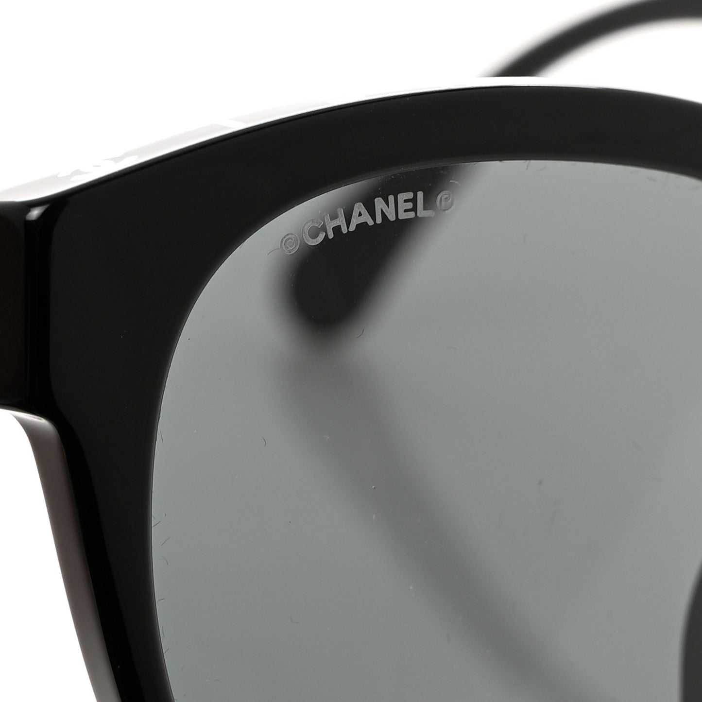 Acetate CC Butterfly Sunglasses 5414-A Black