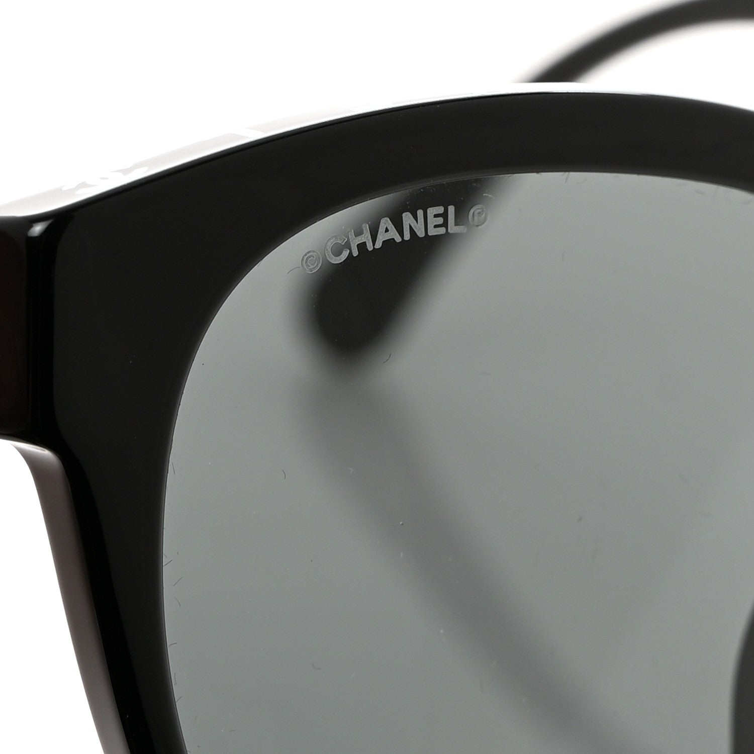 Chanel Acetate CC Butterfly Sunglasses 5414-A Black 7 of 9