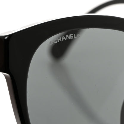 Chanel Acetate CC Butterfly Sunglasses 5414-A Black 7 of 9