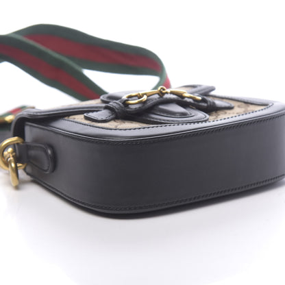 Gucci Monogram Small Lady Web Shoulder Bag Beige Black 9 of 11