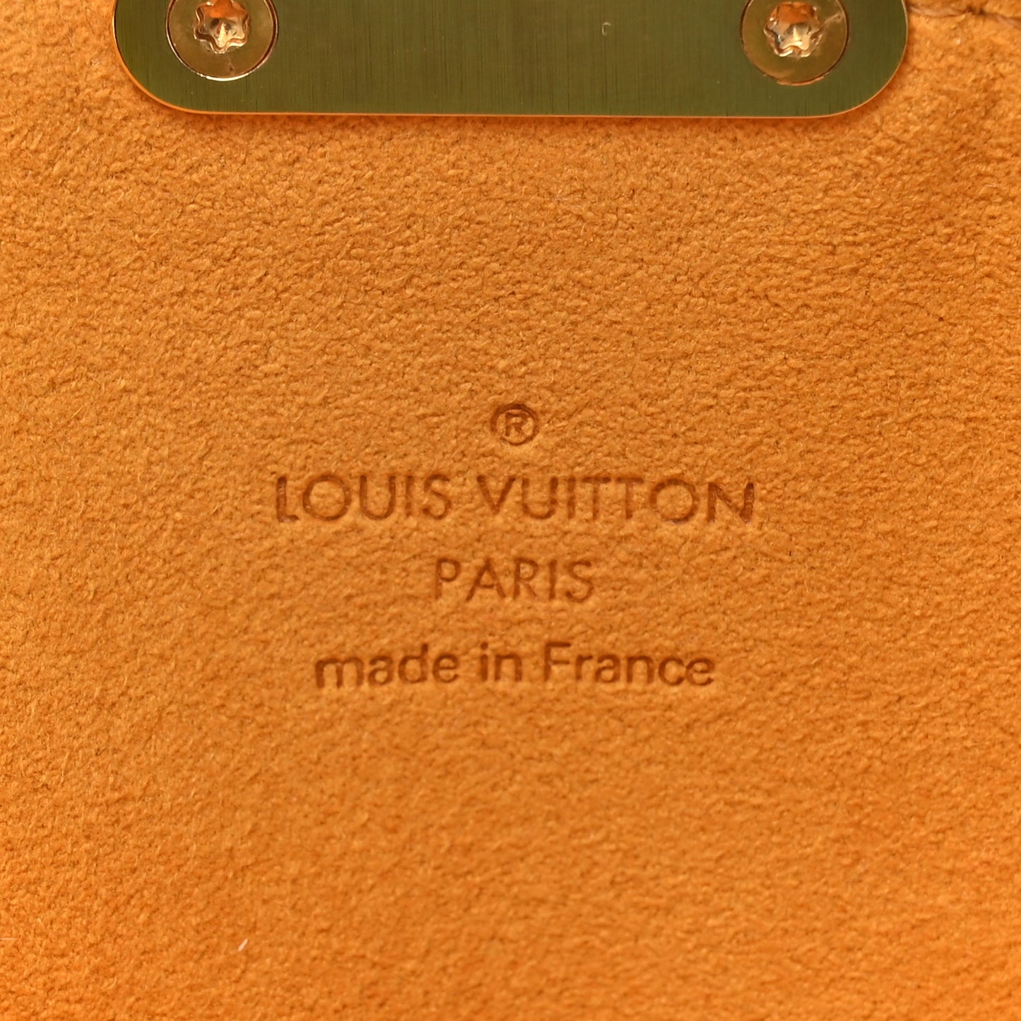 Monogram Denim Pochette Plat Clutch Blue