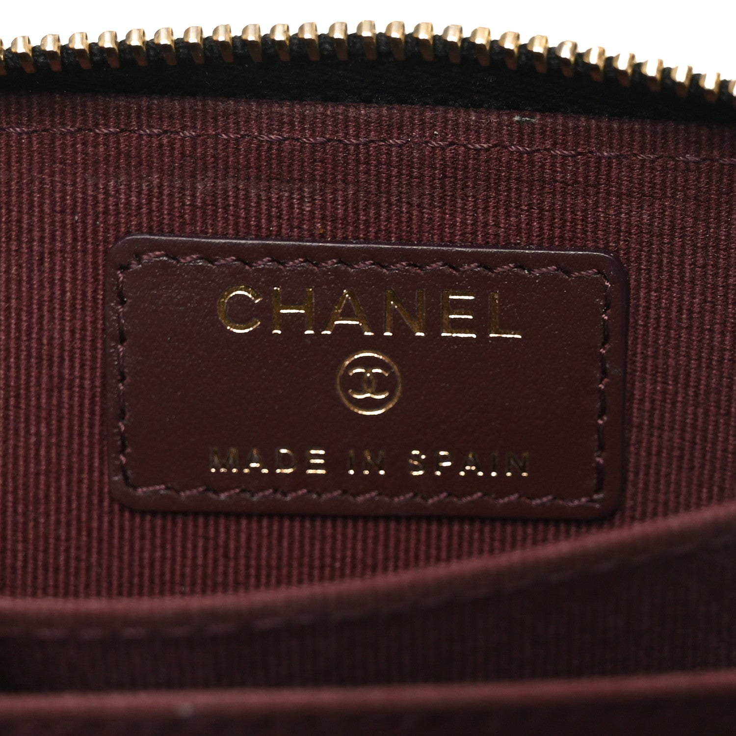 Chanel Caviar Quilted Zip Coin Purse Black 6 of 8