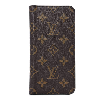 Louis Vuitton Monogram iPhone XS Max Folio Case 1 of 8