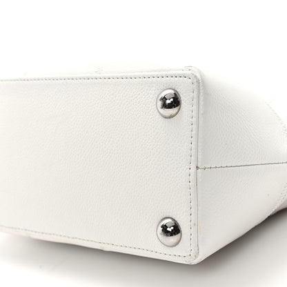 Chanel Caviar Square Stitched Bag White 11 of 14