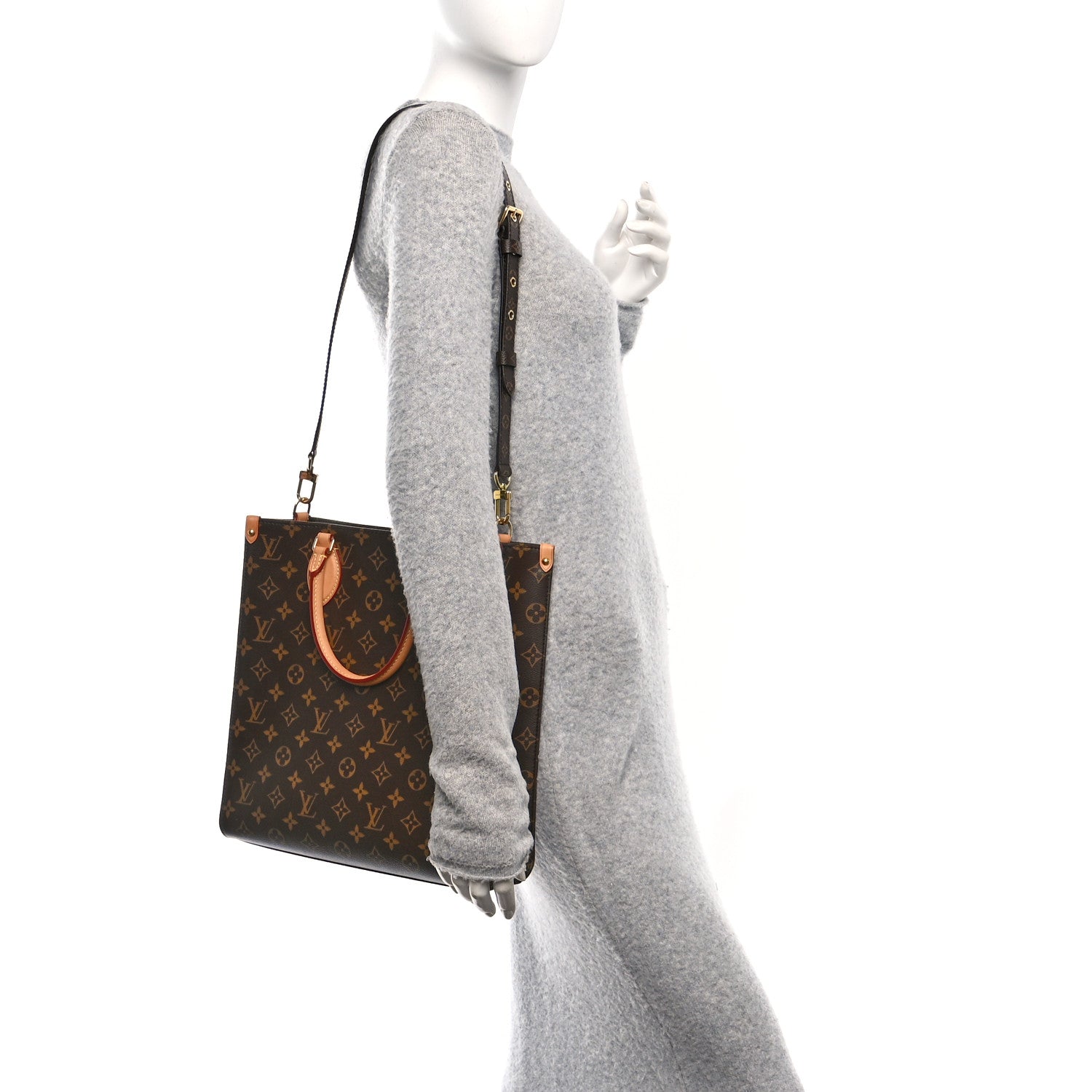 Louis Vuitton Monogram Sac Plat PM 2 of 9