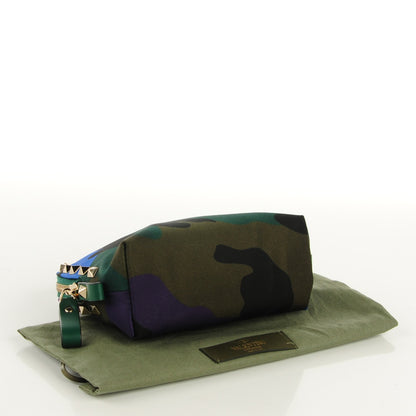 Valentino Garavani Nylon Camouflage Rockstud Cosmetic Pouch Multicolor 4 of 8