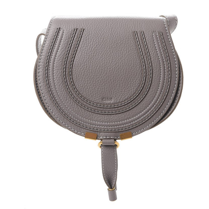 Chloe Calfskin Mini Marcie Round Crossbody Bag Cashmere Grey 1 of 8