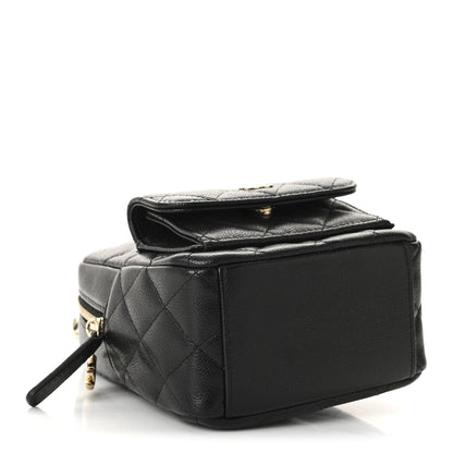 Chanel Caviar Quilted CC Mini Classic Backpack Black 4 of 11