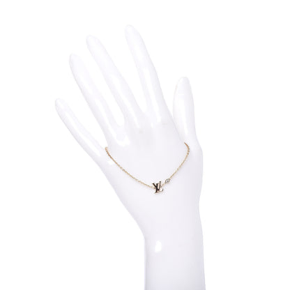 Louis Vuitton 18K Yellow Gold Diamond Idylle Blossom LV Bracelet 2 of 6