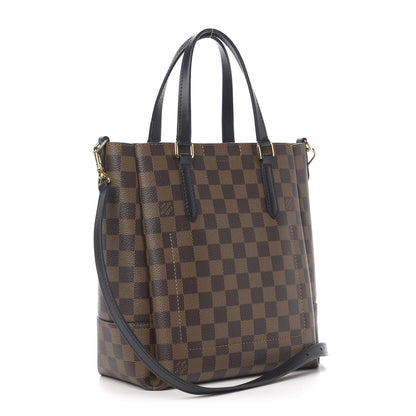 Louis Vuitton Damier Ebene Belmont PM Black 2 of 8