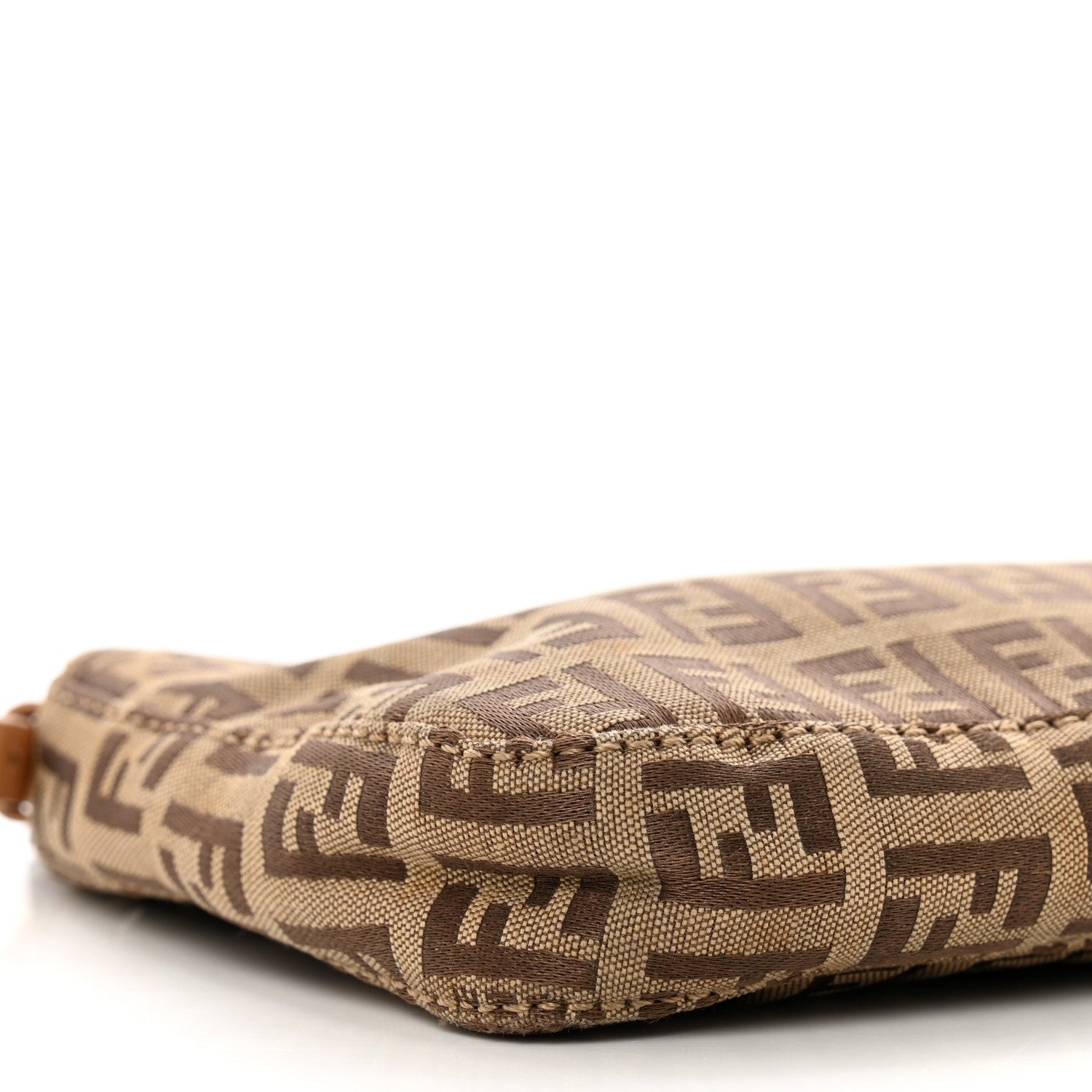 Fendi Zucchino Pochette Dark Brown 8 of 10