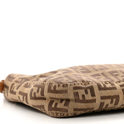 Fendi Zucchino Pochette Dark Brown 8 of 10