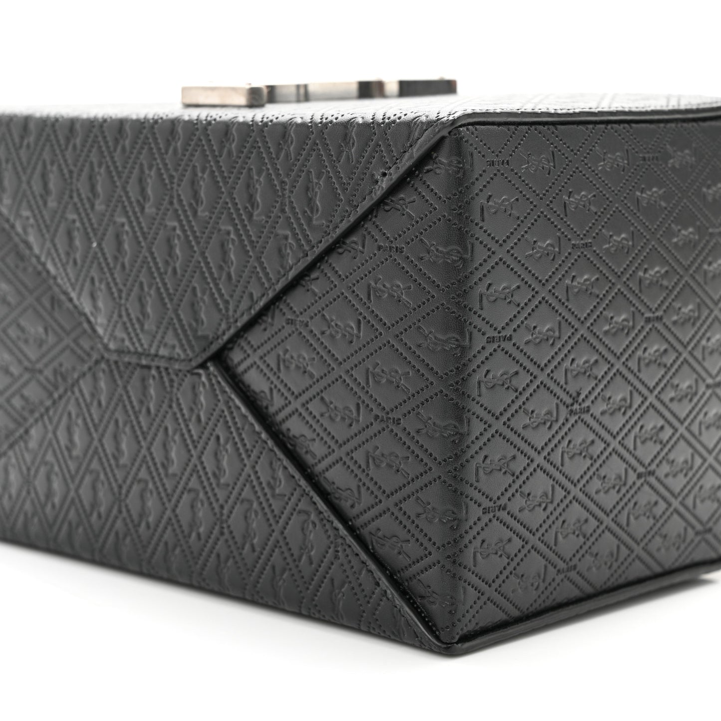 Calfskin Monogram Take Away Box Black