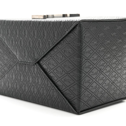 Saint Laurent Calfskin Monogram Take Away Box Black 9 of 11