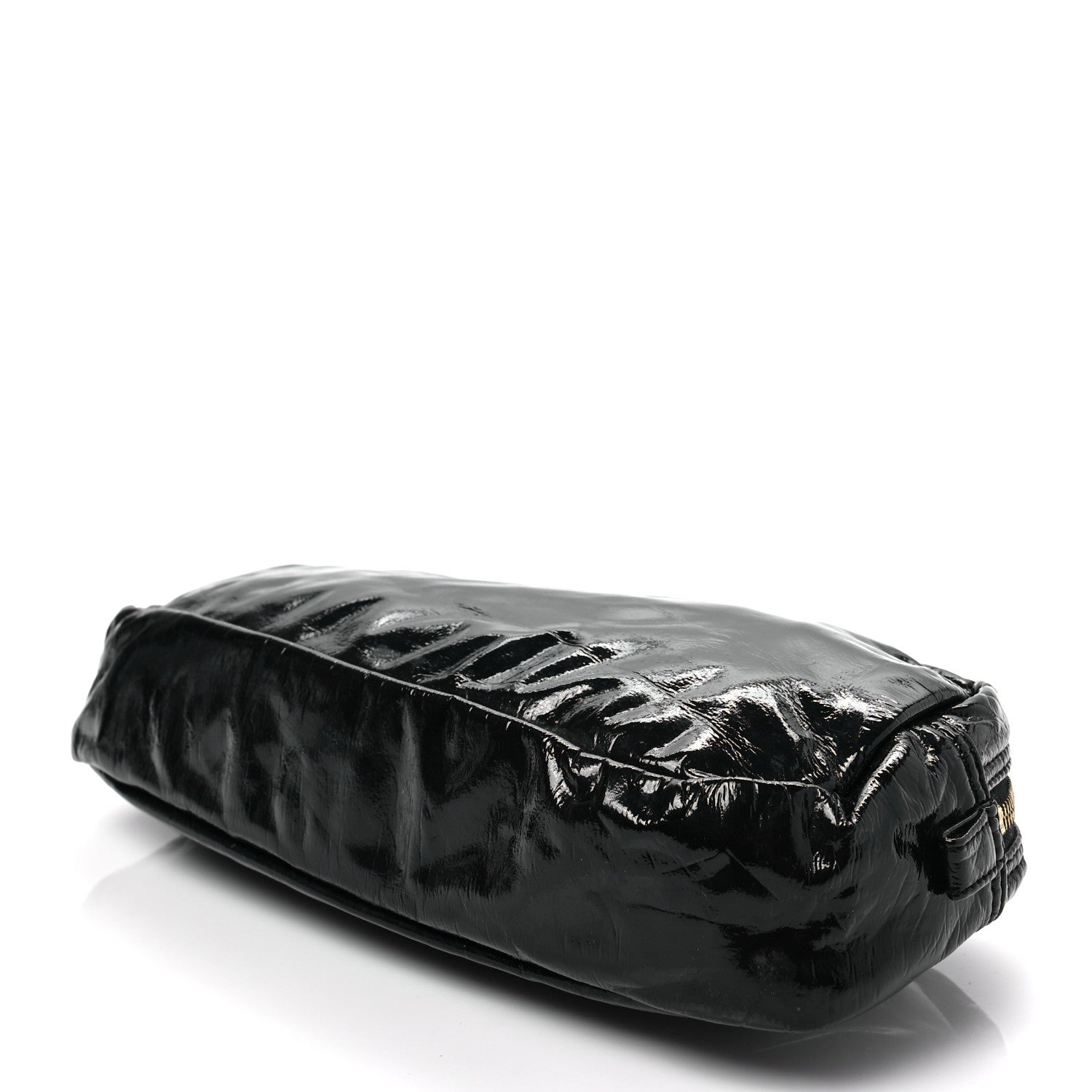 Prada Vernice Cosmetic Pouch Black 7 of 7