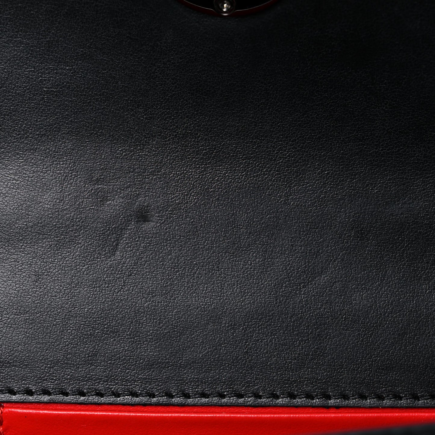 Grained Calfskin Mini Elisa Top Handle Bag Black
