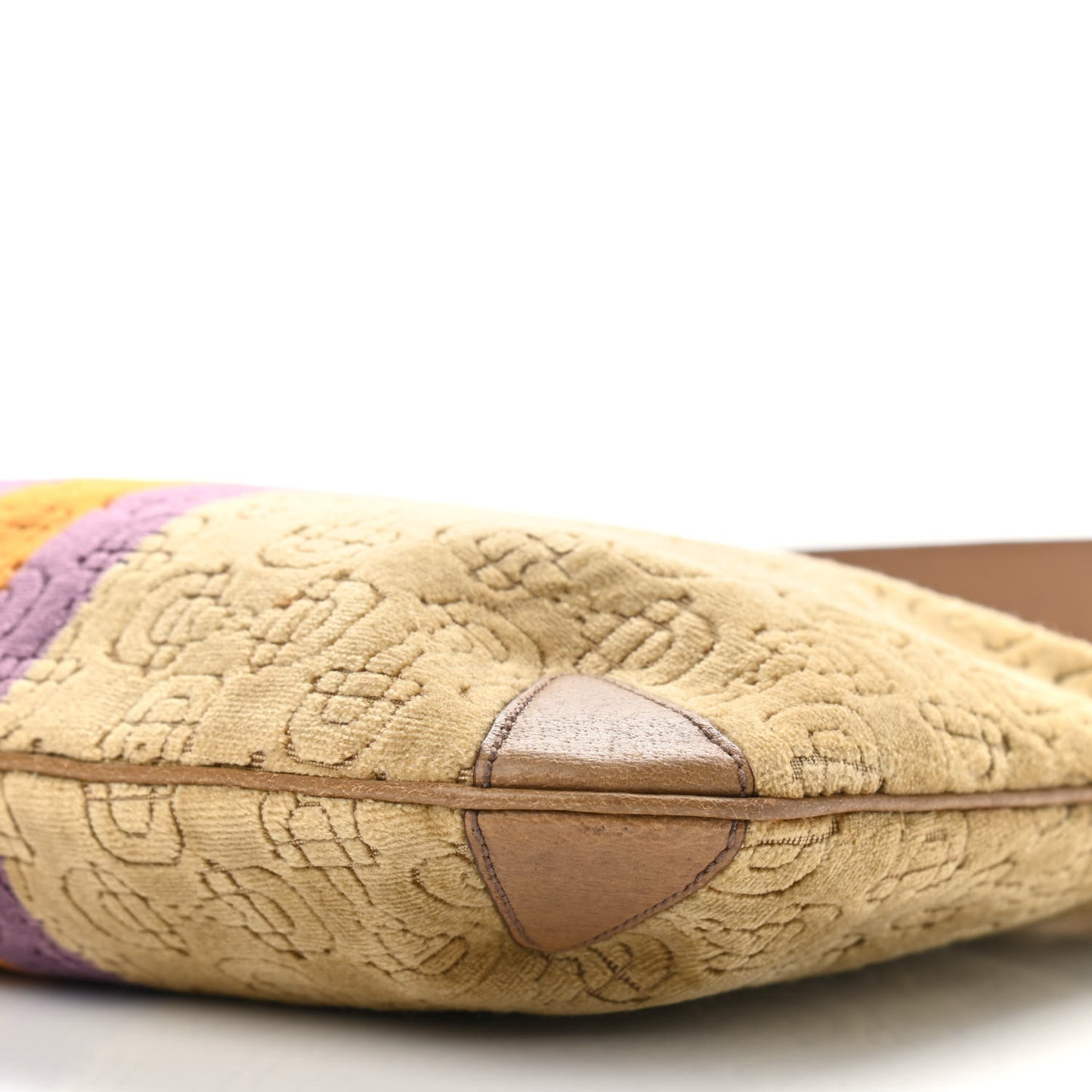 Velvet Horsebit Embossed Creole Hobo