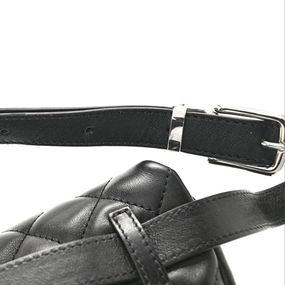 Chanel Calfskin Quilted Waist Belt Bag Black 11 of 11