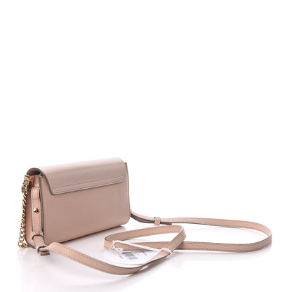 Chloe Calfskin Mini Faye Shoulder Bag Cement Pink 3 of 9
