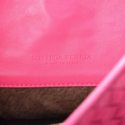 Bottega Veneta Nappa Intrecciato Parachute Bag Rosa Shock 6 of 17