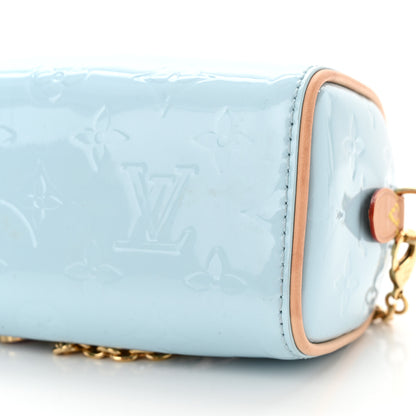 Louis Vuitton Vernis Monogram Nano Speedy Sky 9 of 10