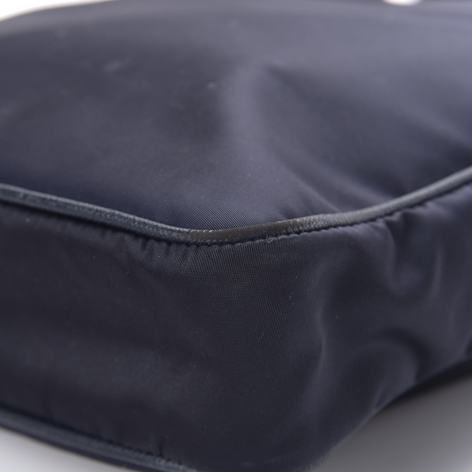 Prada Tessuto Nylon Saffiano Flat Messenger Bag Baltico 13 of 15