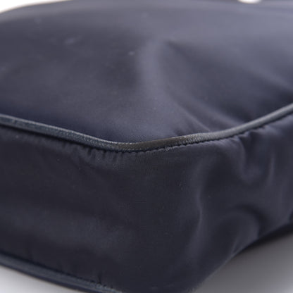 Prada Tessuto Nylon Saffiano Flat Messenger Bag Baltico 13 of 15
