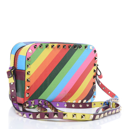 Valentino Garavani Vitello 1973 Rockstud Camera Crossbody Bag Multicolor 3 of 9